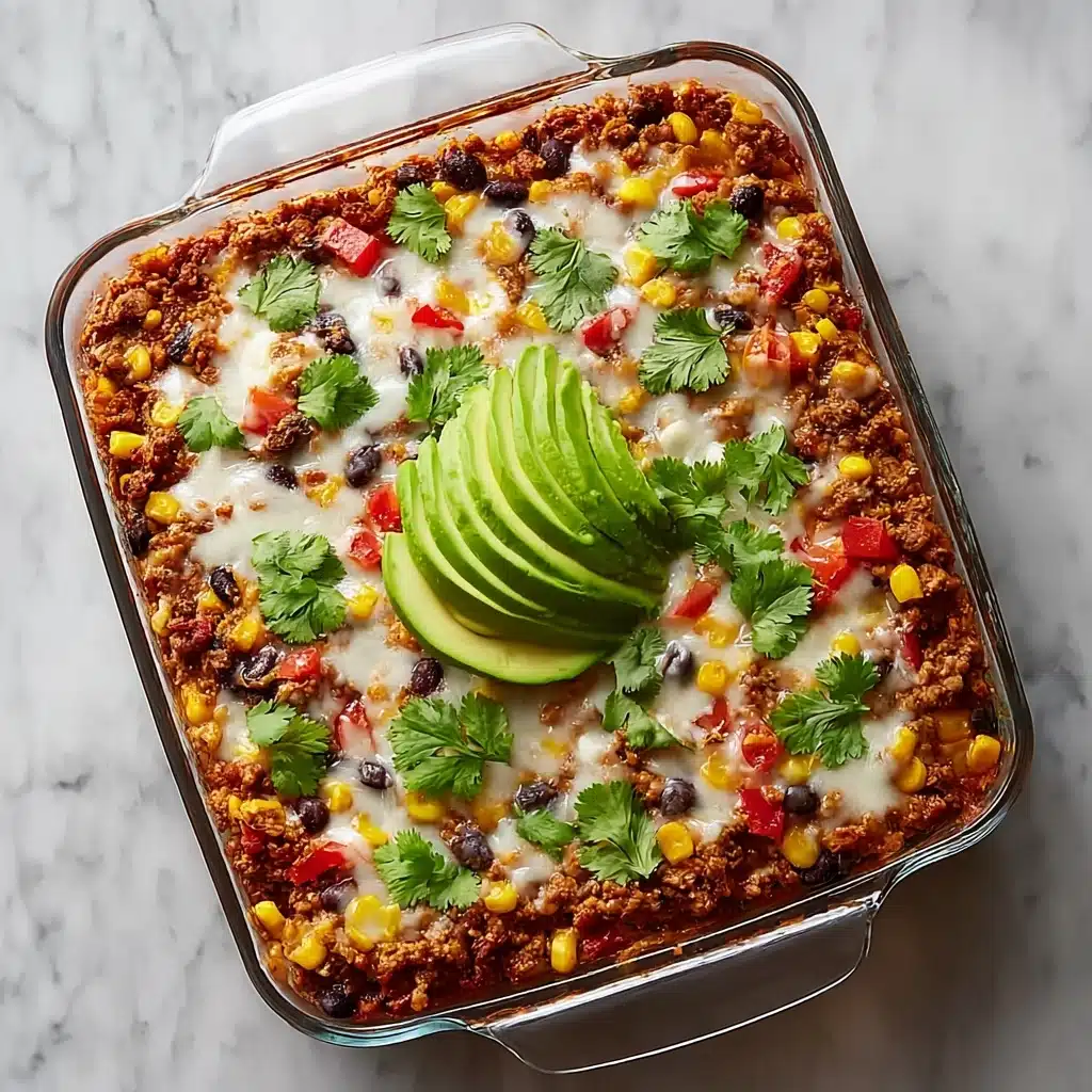 High-Protein Chicken Cottage Cheese Enchilada Bowls Recipe - Recipe Image