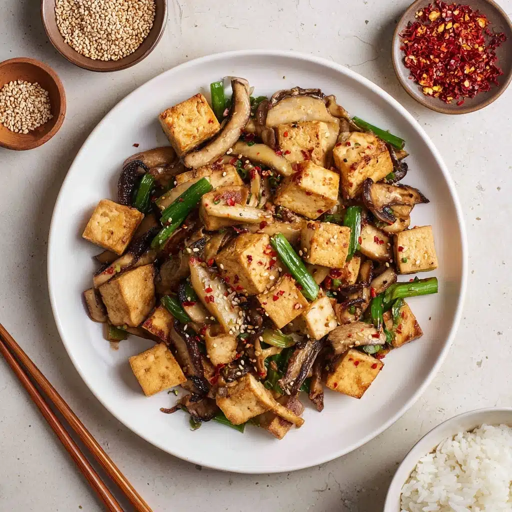 Tofu Mushroom Stir Fry Recipe - Recipe Image