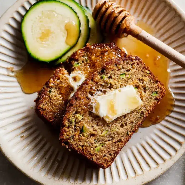 Zucchini Bread with Cinnamon Sugar Topping Recipe