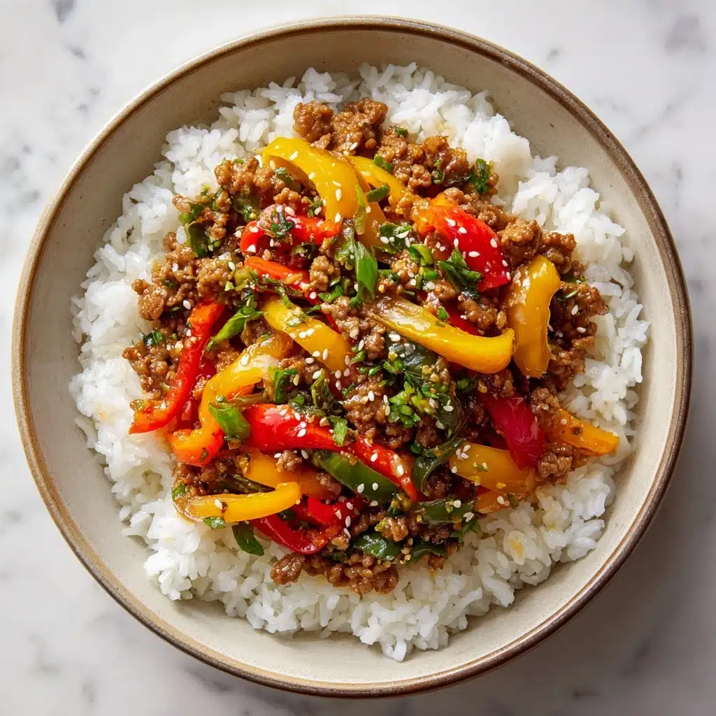 Beef Pepper Rice Bowl is a delicious meal option Recipe - Recipe Image