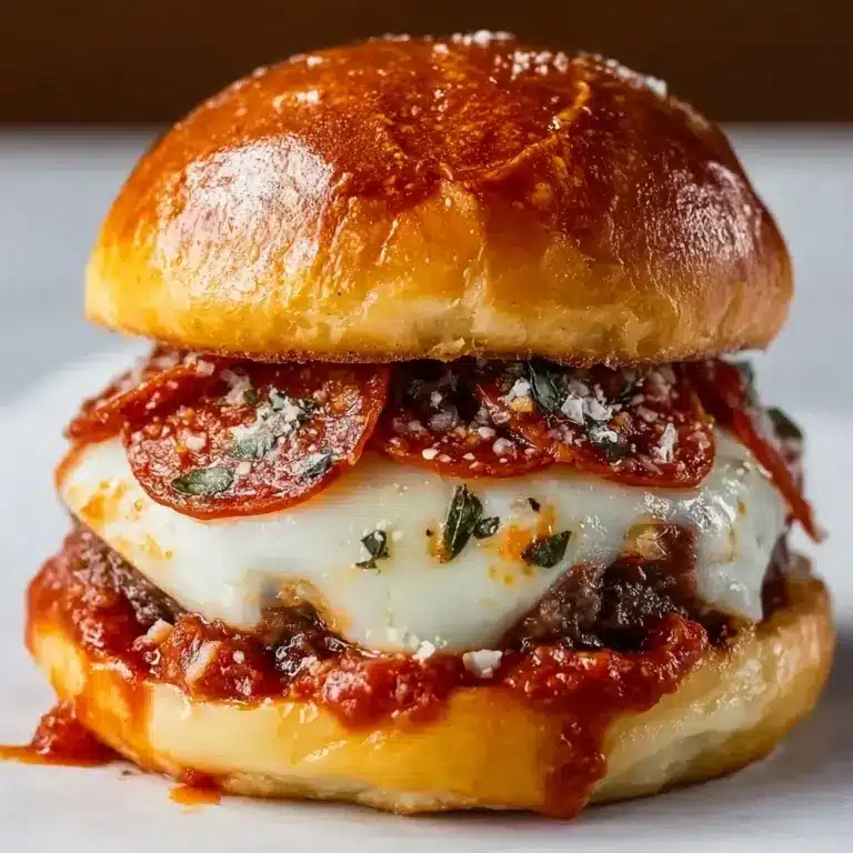 Pizza Burger Sandwich Idea Recipe