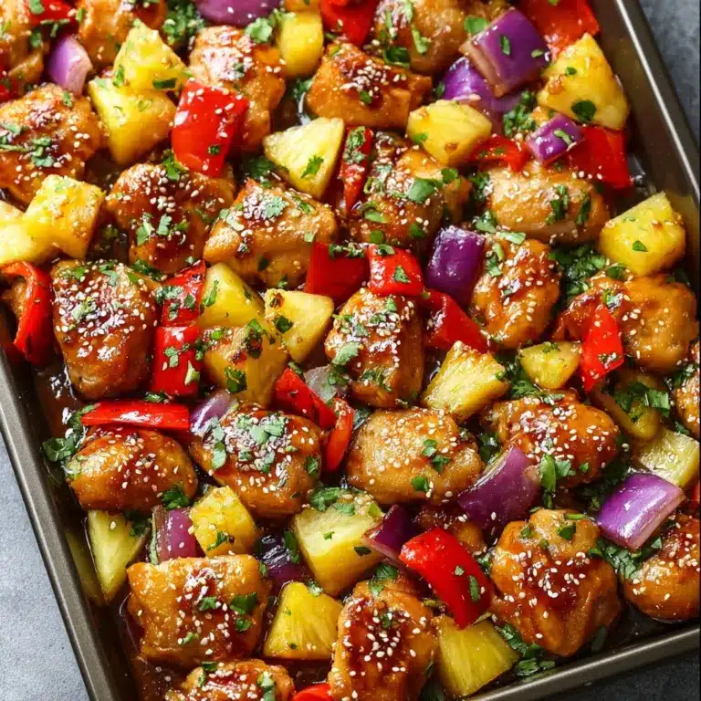 Hawaiian Chicken Sheet Pan Recipe