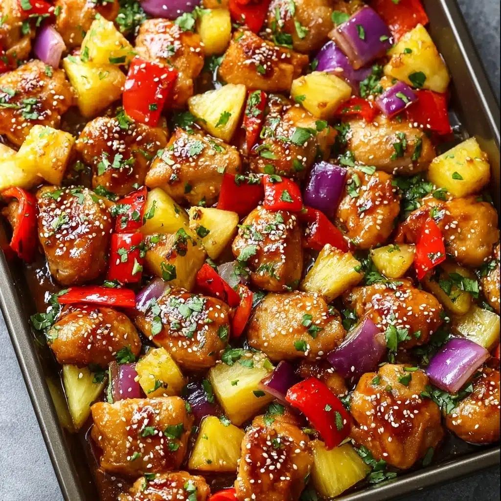 Hawaiian Chicken Sheet Pan Recipe