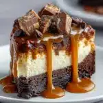 Caramel Brownie Cheesecake Recipe