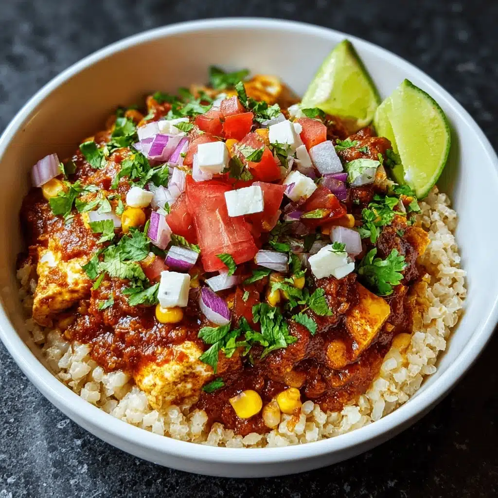 Chicken Enchilada with Cauliflower Rice Bowls Recipe - Recipe Image