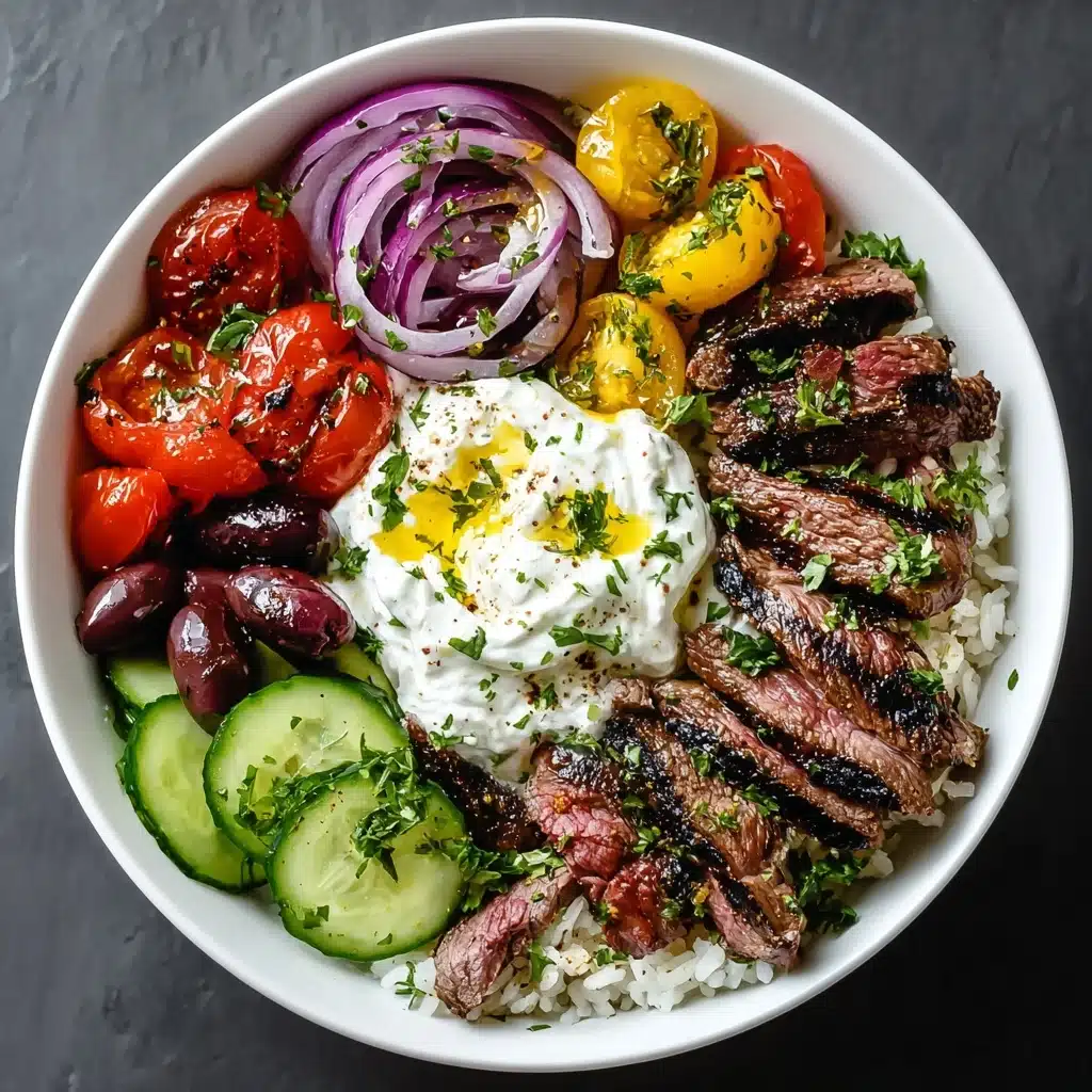 Mediterranean Steak Bowl Recipe