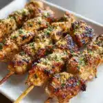 Ranch Garlic Parmesan Chicken Skewers Recipe