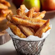 Crispy Air Fryer Apple Fries Recipe