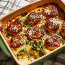 Spinach Florentine Breakfast Casserole Recipe