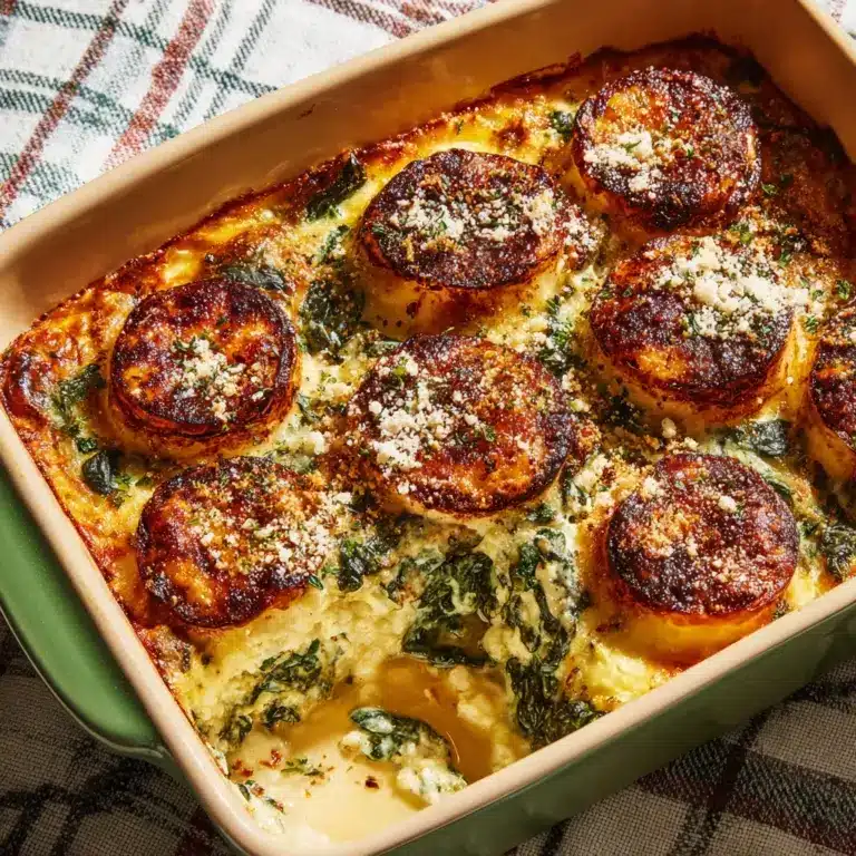 Spinach Florentine Breakfast Casserole Recipe