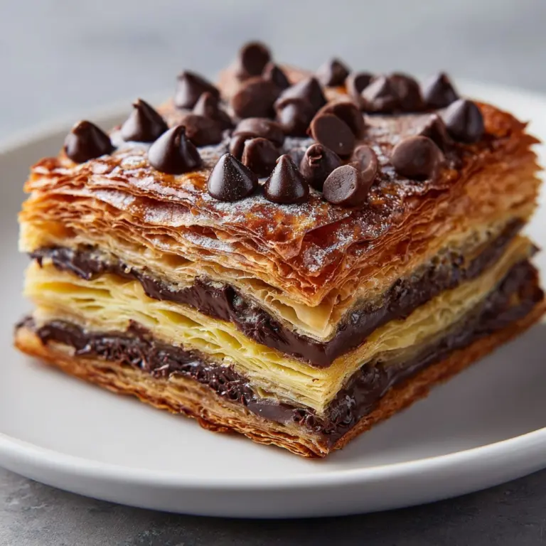 Decadent Chocolate Croissant Breakfast Bake Recipe
