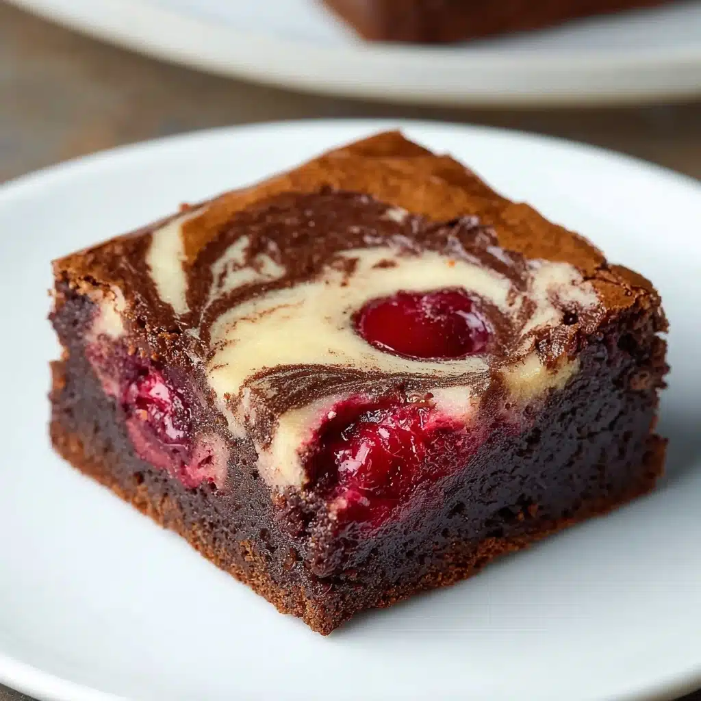 Decadent Raspberry Swirl Brownies Recipe - Recipe Image