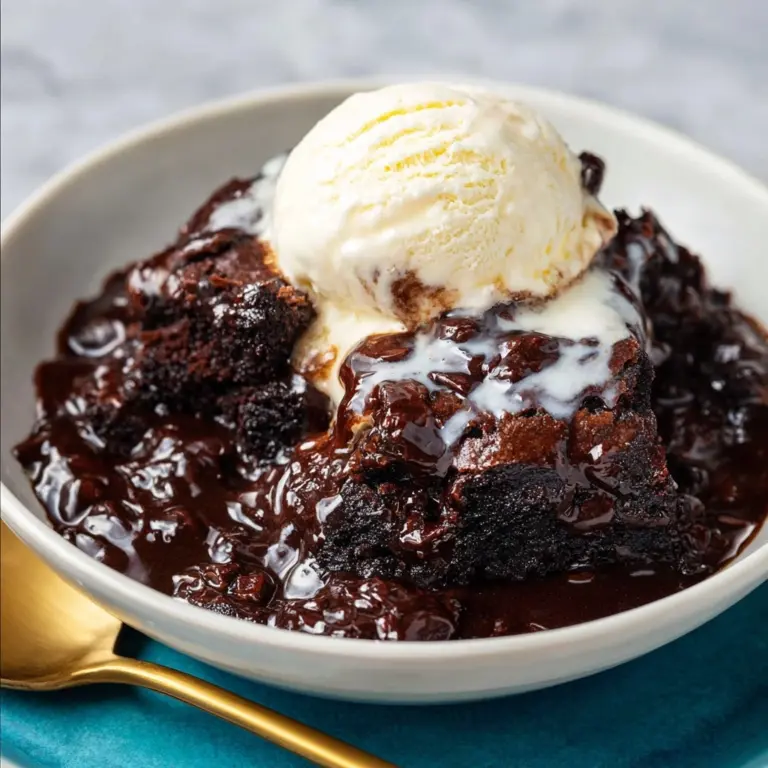 Slow Cooker Brownie Pudding Recipe
