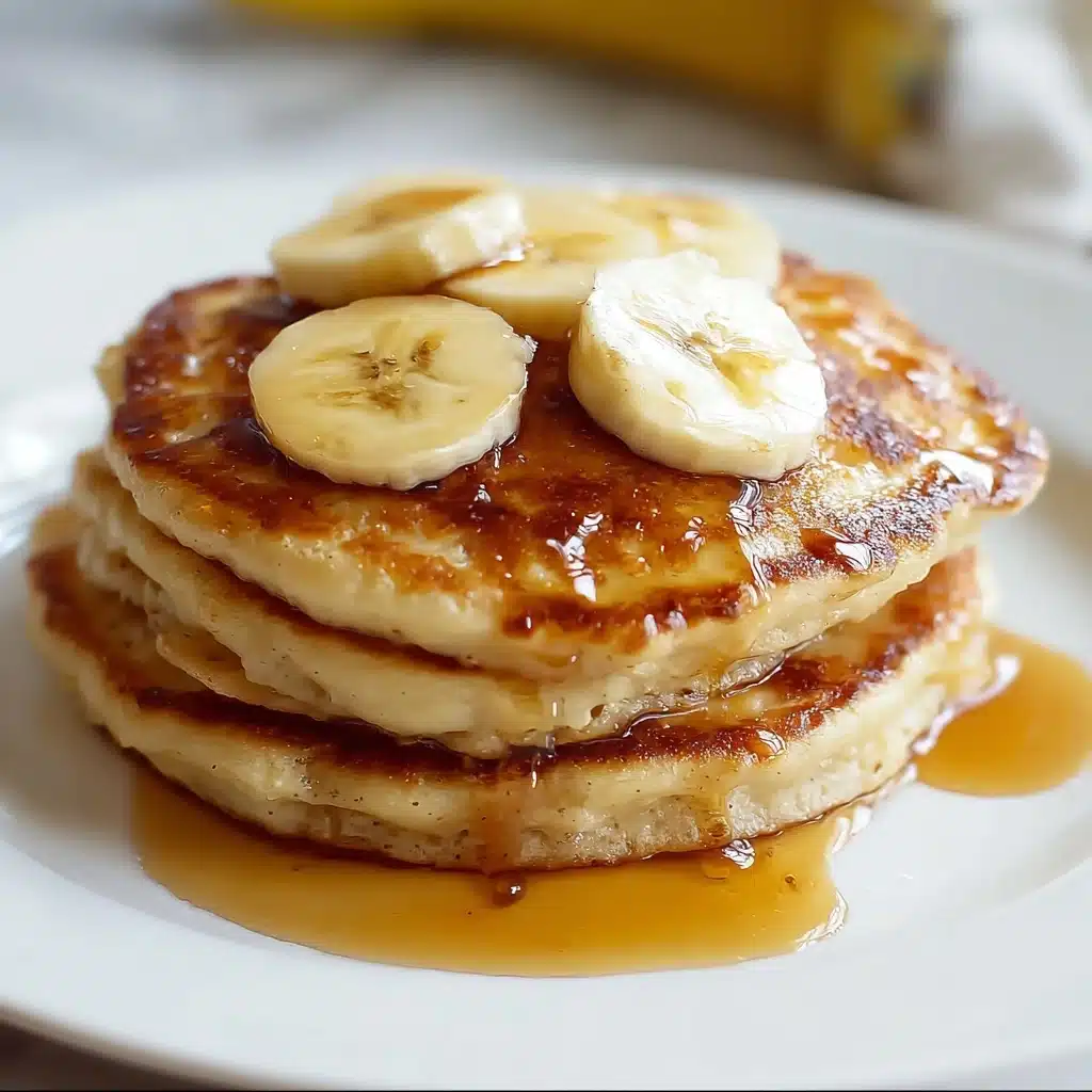 Fluffy Brown Sugar Banana Pancakes Recipe - Recipe Image
