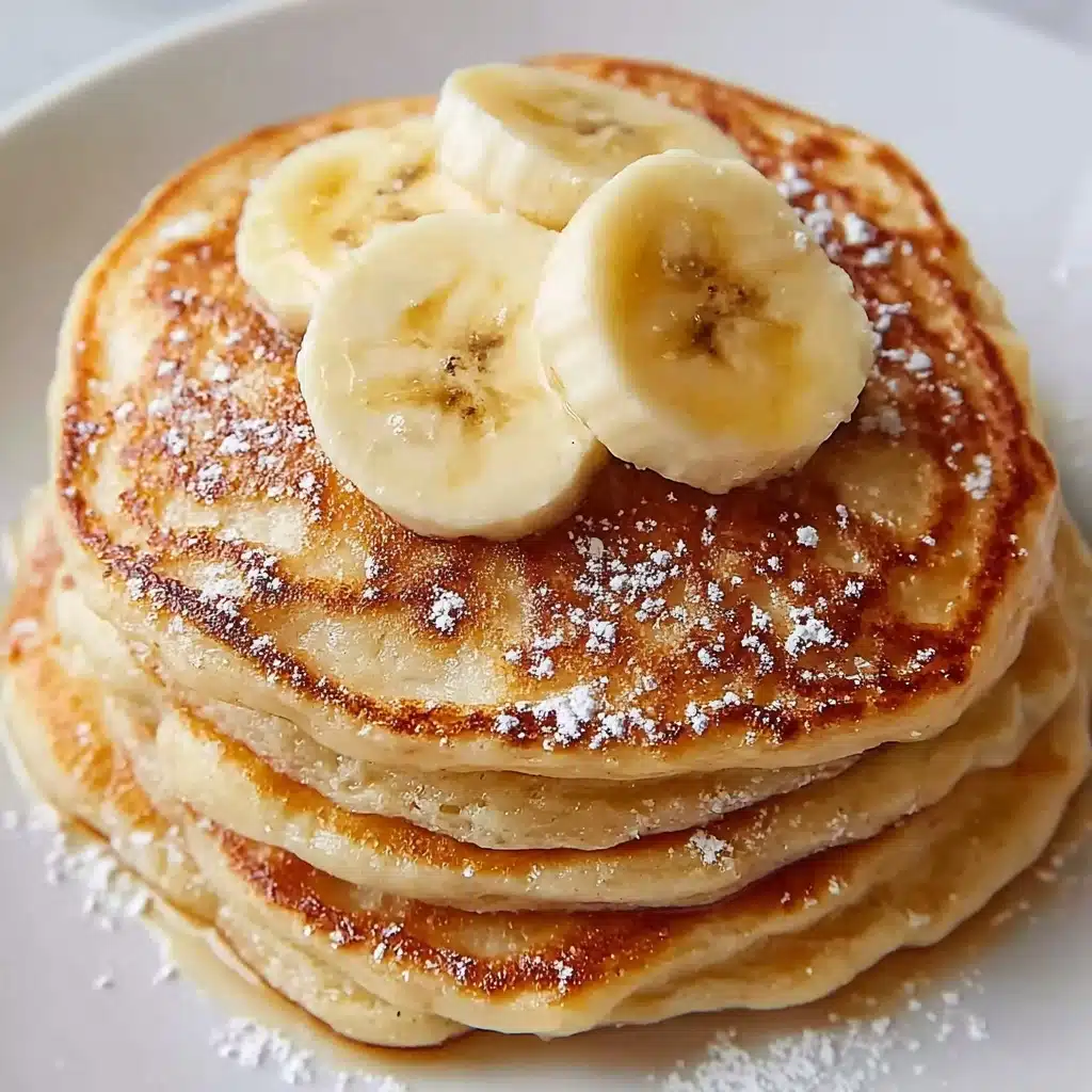 Fluffy Brown Sugar Banana Pancakes Recipe - Recipe Image