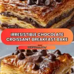 Decadent Chocolate Croissant Breakfast Bake Recipe