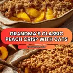 Easy Peach Crisp With Oats – Just Like Grandma’s Recipe