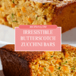 Butterscotch Zucchini Bars Recipe