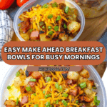 Grab & Go Make Ahead Breakfast Bowls Recipe