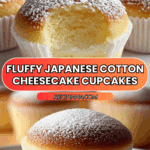 Fluffy Japanese Cotton Cheesecake Cupcakes Recipe