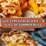 Fresh Peach Pie: 6 Cups of Amazing Summer Magic Recipe
