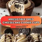 Oreo Cheesecake Cookie Cups Recipe
