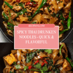 Street Style Thai Drunken Noodles Recipe