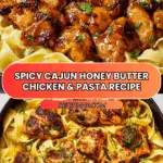 Spicy Cajun Honey Butter Chicken & Pasta Recipe
