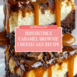 Caramel Brownie Cheesecake Recipe