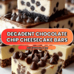 Chocolate Chip Cheesecake Bars Recipe