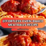 How to Cook Meatballs in the Oven Recipe