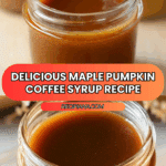 Rich Maple Pumpkin Coffee Syrup Recipe