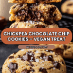 Vegan Chickpea Chocolate Chip Cookies Recipe