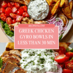 Greek Chicken Gyro Bowls Recipe