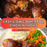 Slow Cooker BBQ Chicken Thighs Recipe