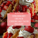 Strawberry Crunch Cheesecake Tacos Recipe