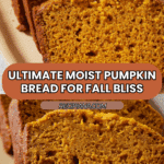 Moist Pumpkin Bread Recipe