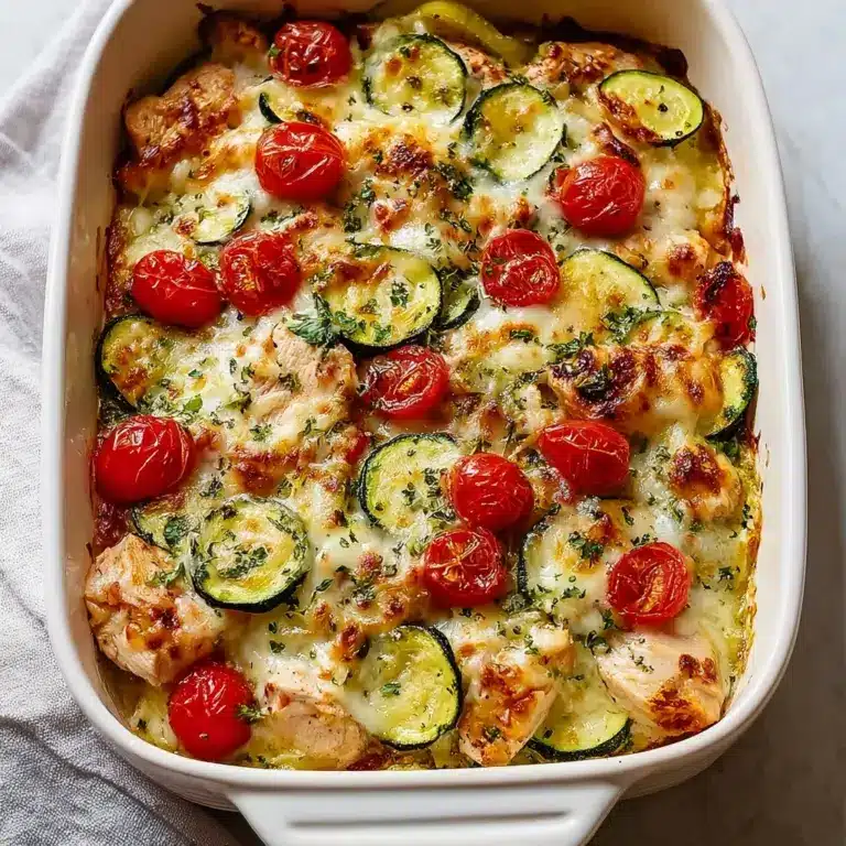 Best Mediterranean Chicken Zucchini Bake Recipe