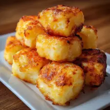 Crispy Leftover Mashed Potato Cheese Puffs Recipe