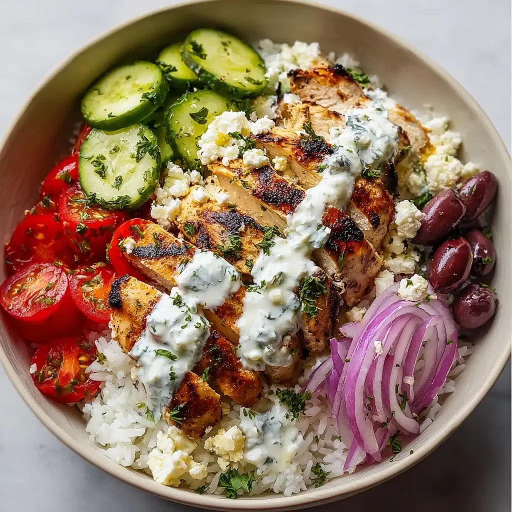 Healthy Greek Chicken Bowls: A Flavorful Meal Idea! Recipe - Recipe Image