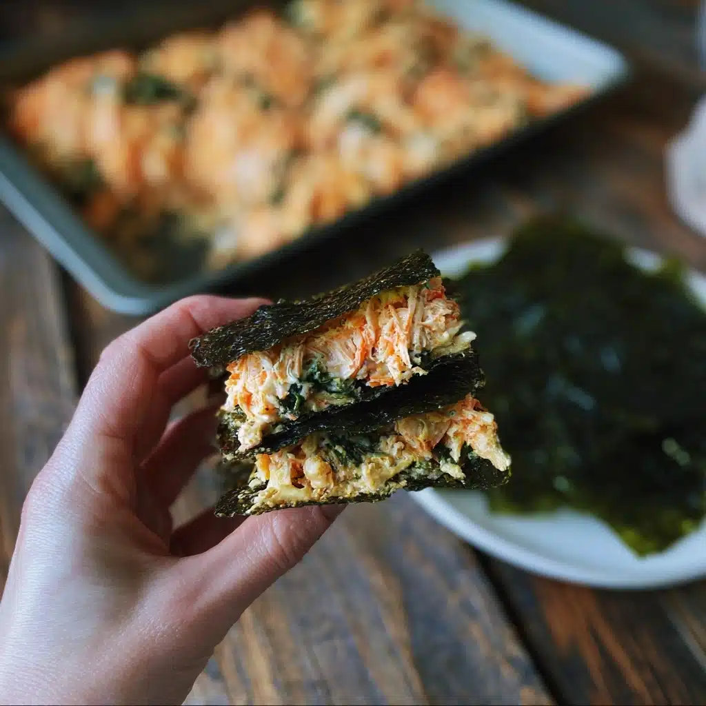 Spicy Tuna & Creamy Crab Sushi Bake Recipe - Recipe Image