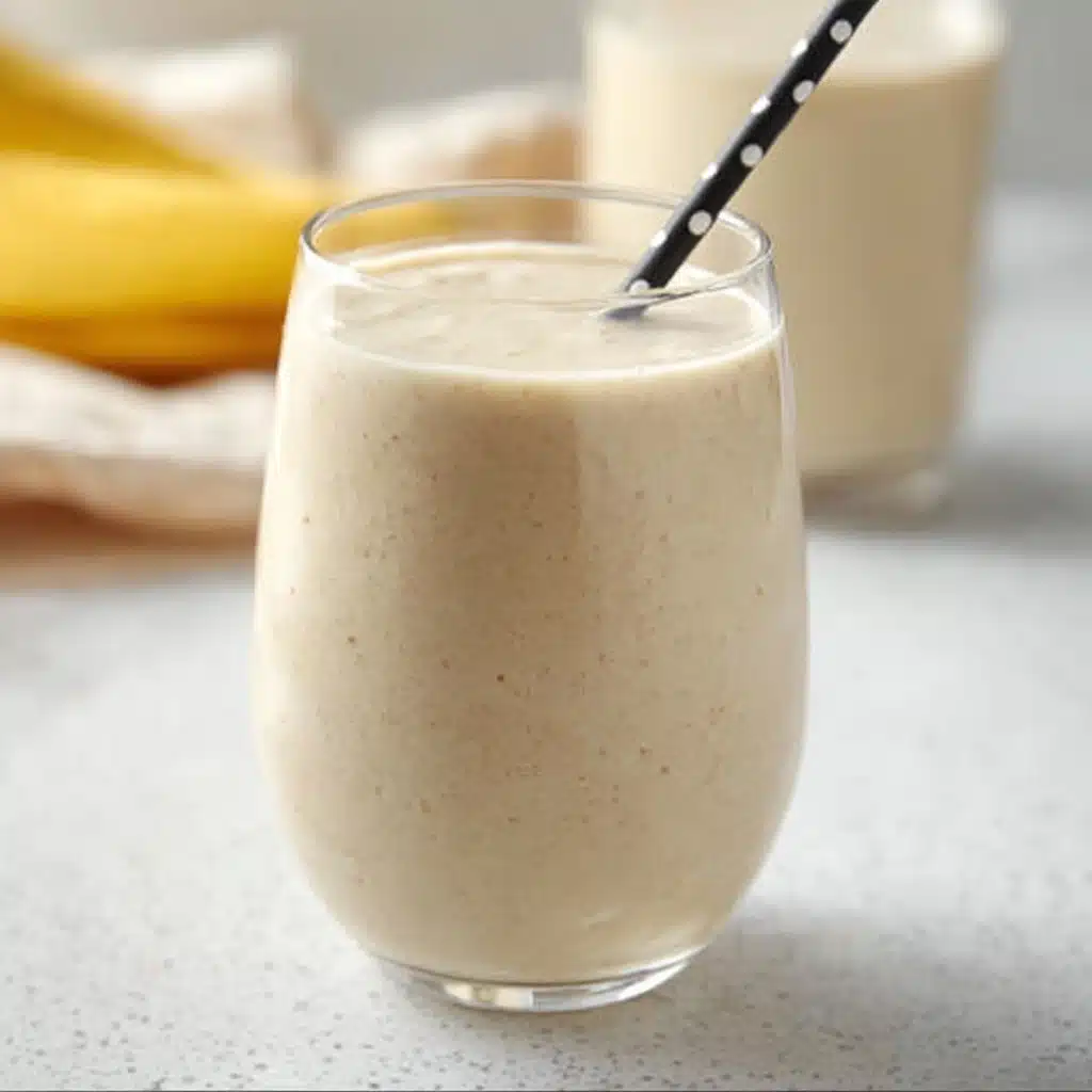 3-Ingredient Peanut Butter Smoothie Recipe - Recipe Image