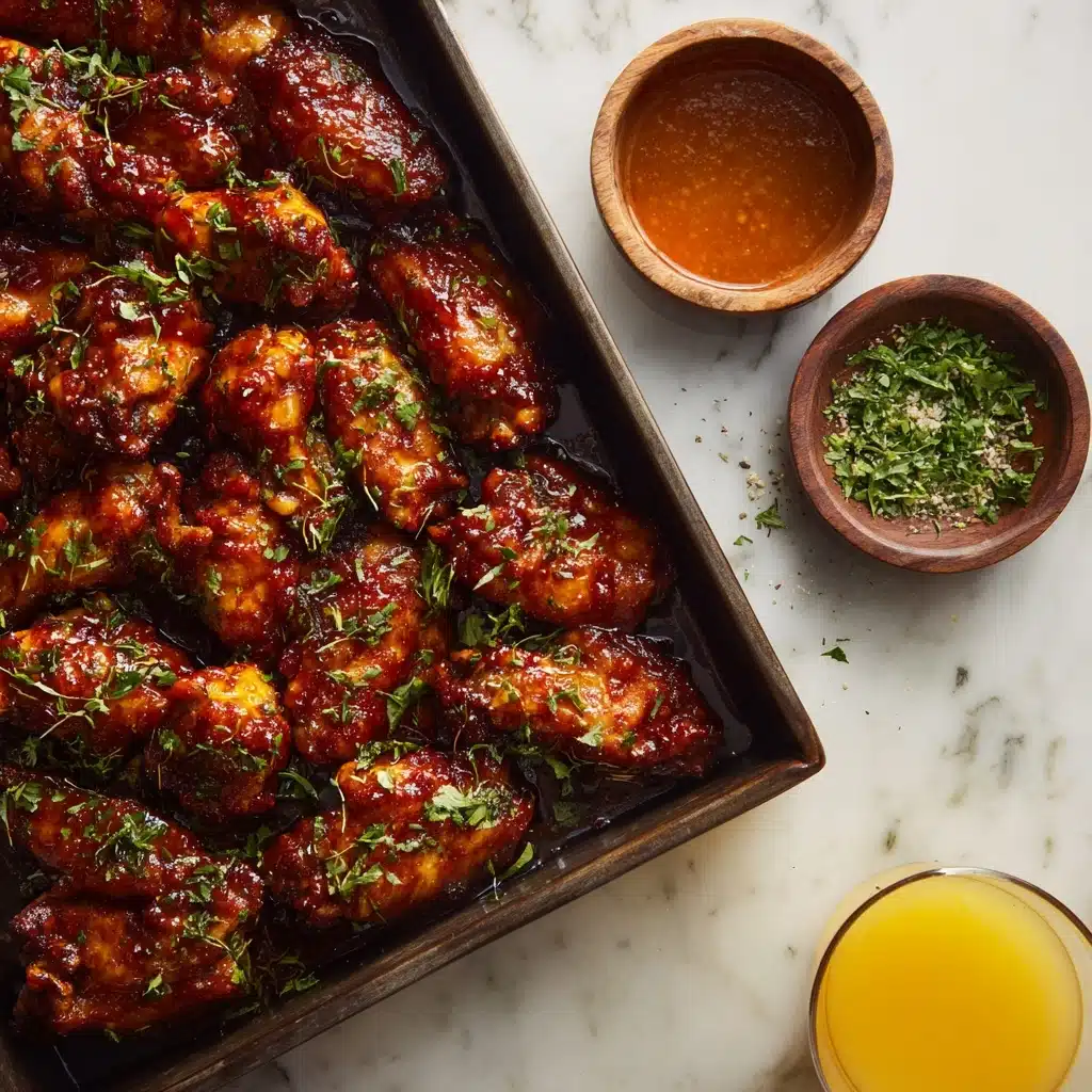 Hot Honey Florida Orange Juice Chicken Wings Recipe - Recipe Image