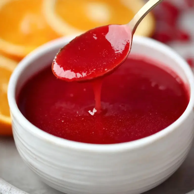 Easy Cranberry Sauce Recipe