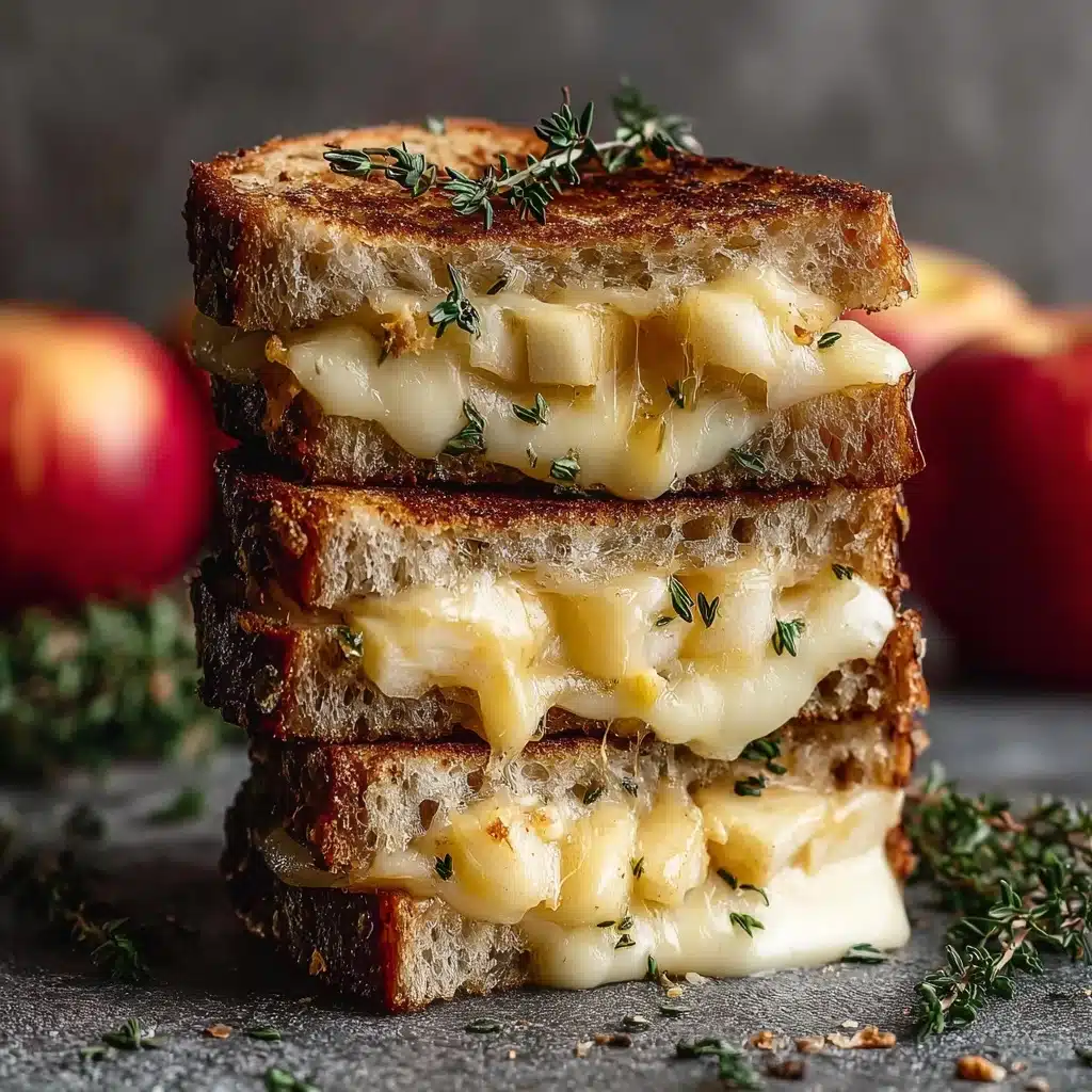 Cheddar and Apple Grilled Cheese Sandwiches Recipe