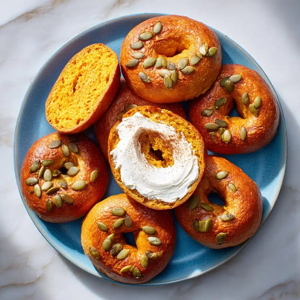 Pumpkin Bagels Recipe - Recipe Image