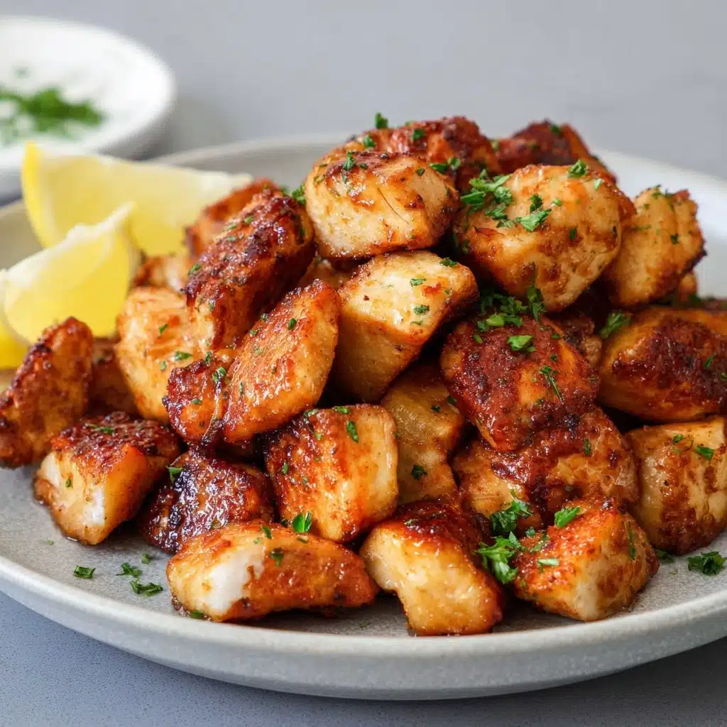 Air Fryer Hot Honey Salmon Bites Recipe - Recipe Image