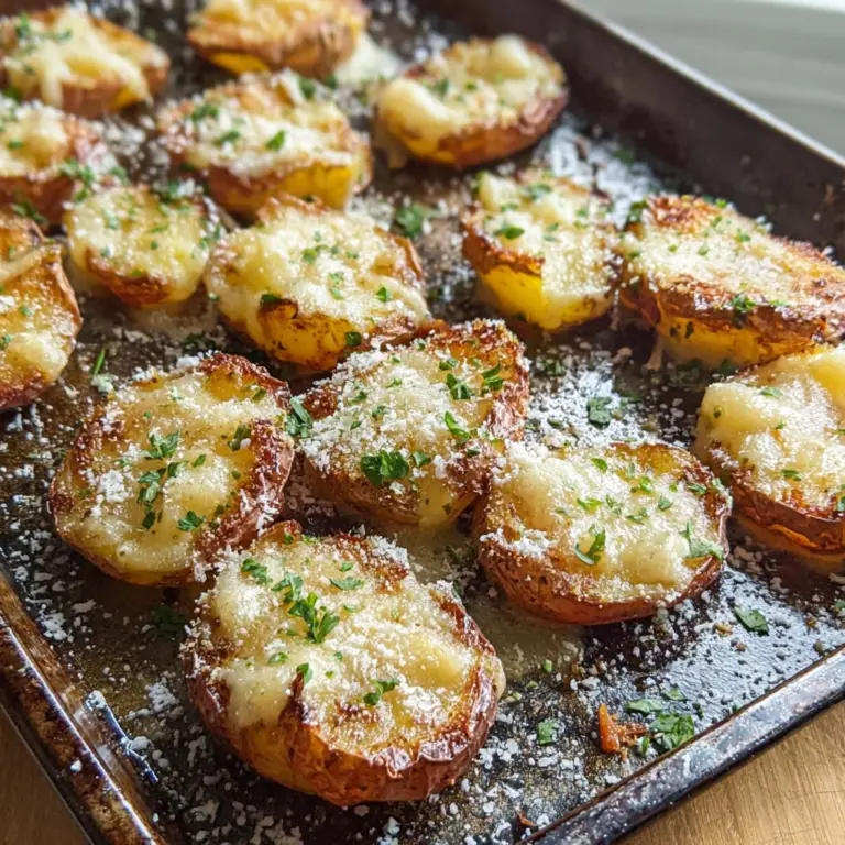 Parmesan Smashed Potatoes Recipe