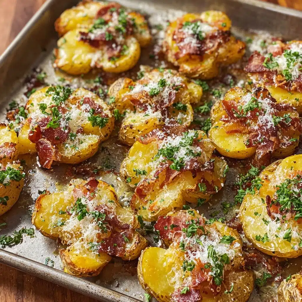 Parmesan Smashed Potatoes Recipe - Recipe Image