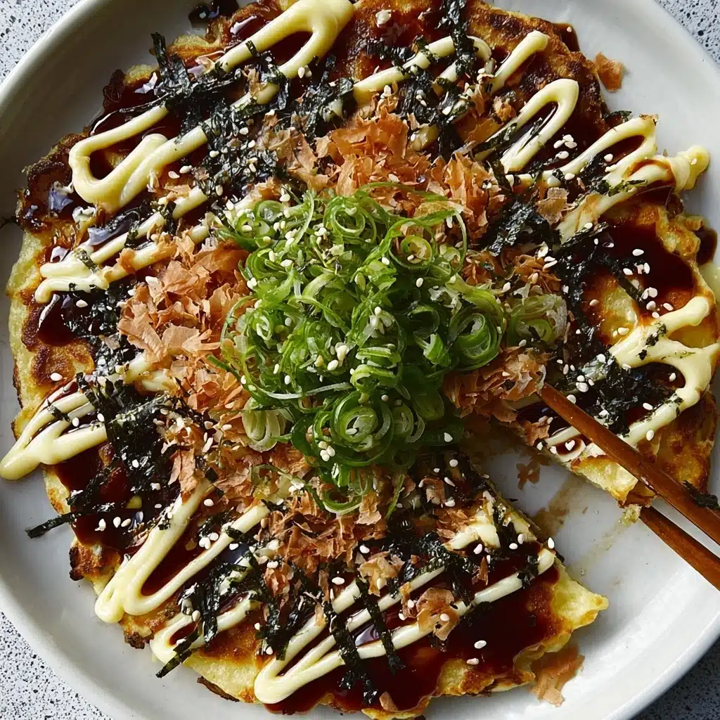 Okonomiyaki (Easy Japanese Cabbage Pancake) Recipe - Recipe Image